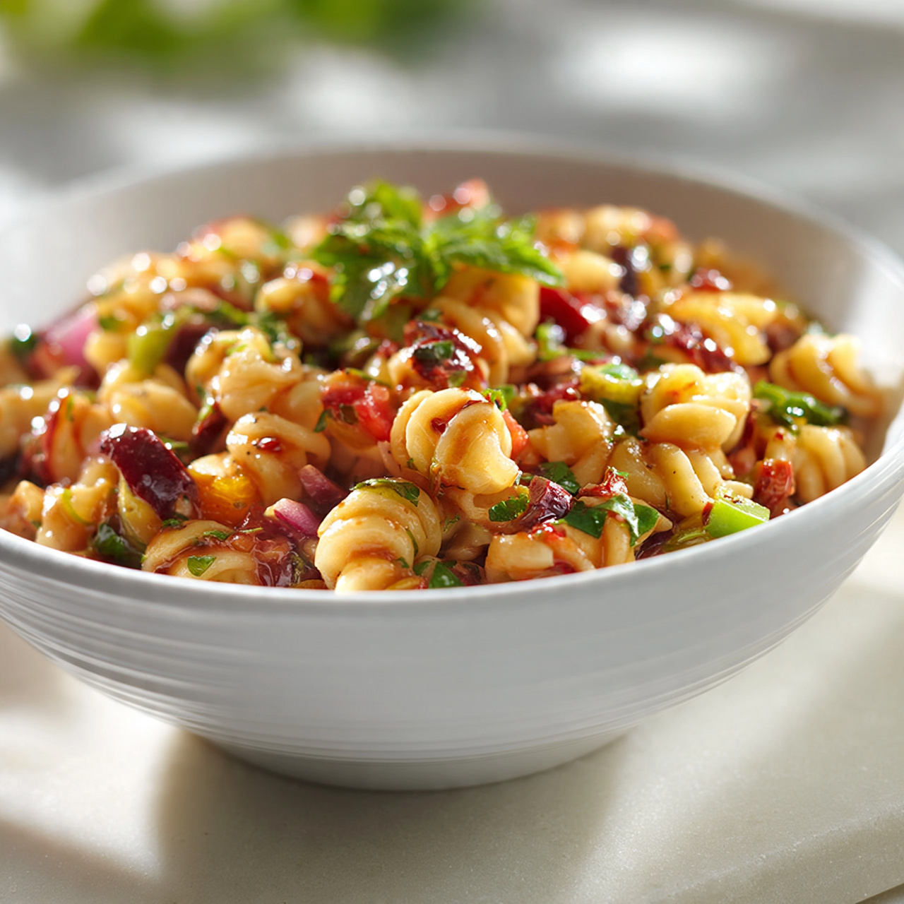 Easy Vegan Pasta Salad (Cold, Fresh, and Perfect for a Crowd)