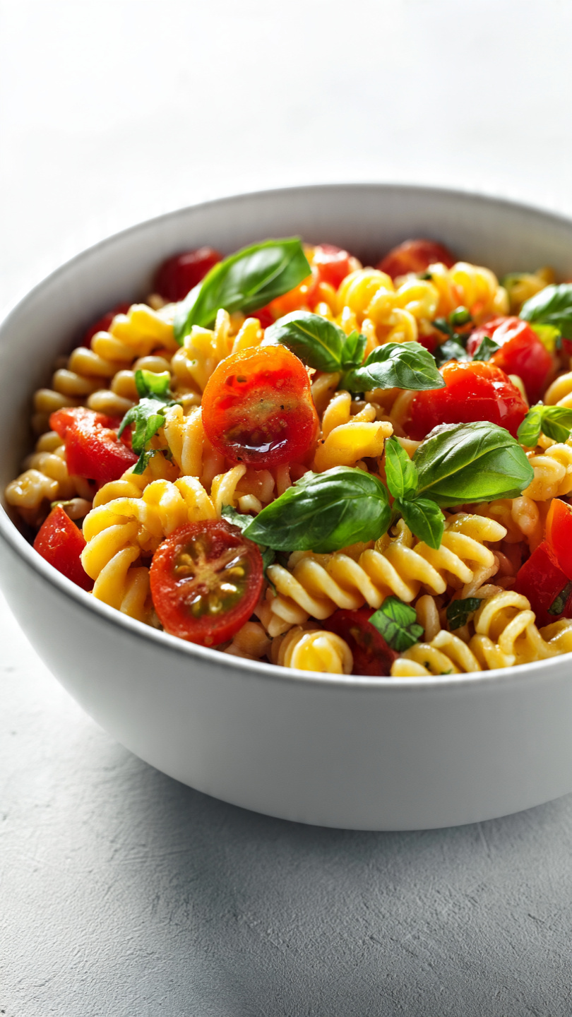 Bruschetta Pasta Salad (Fresh, Healthy & So Easy to Make)
