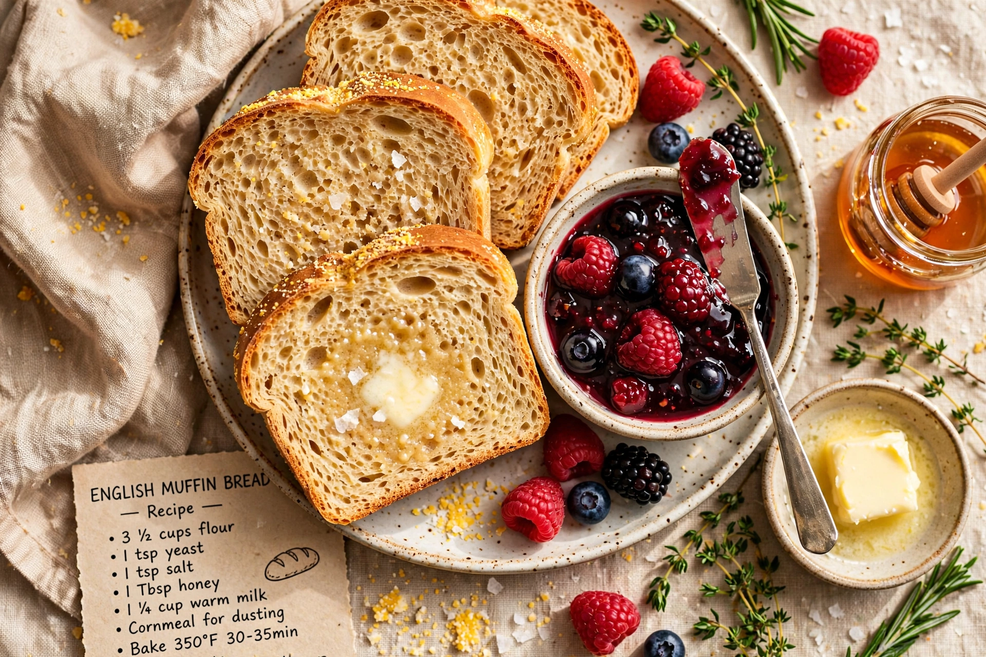 English Muffin Bread