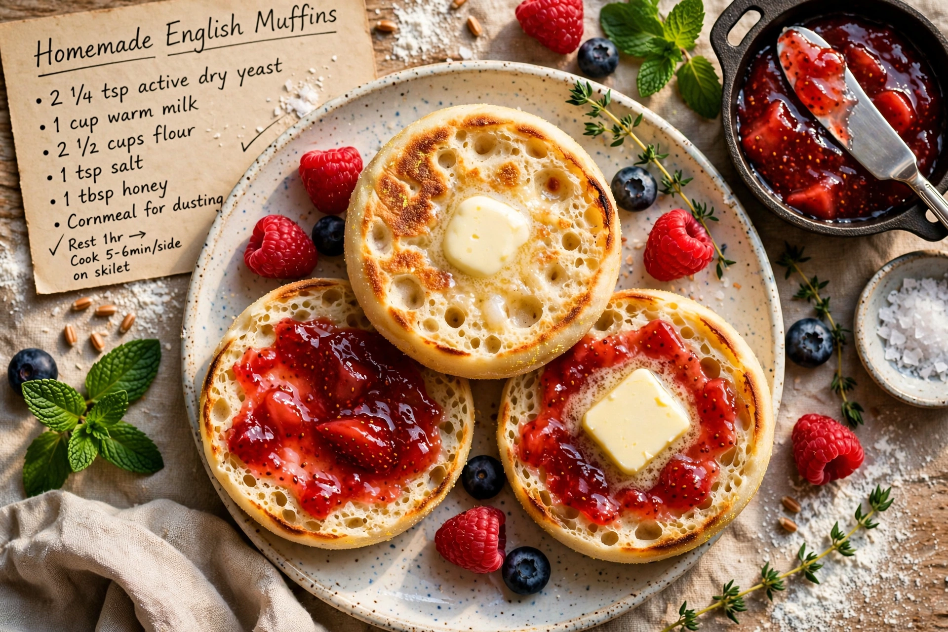 Homemade English Muffins