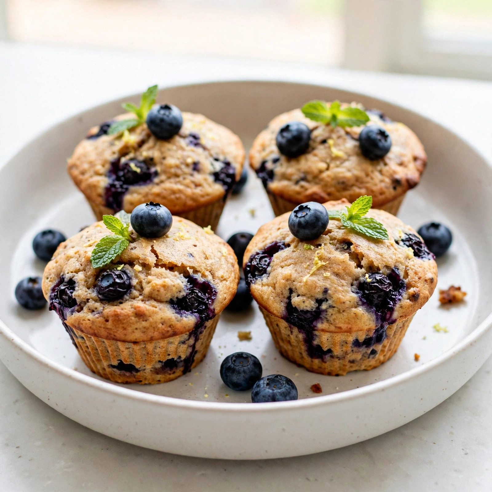 Kodiak Cakes Blueberry Protein Muffins