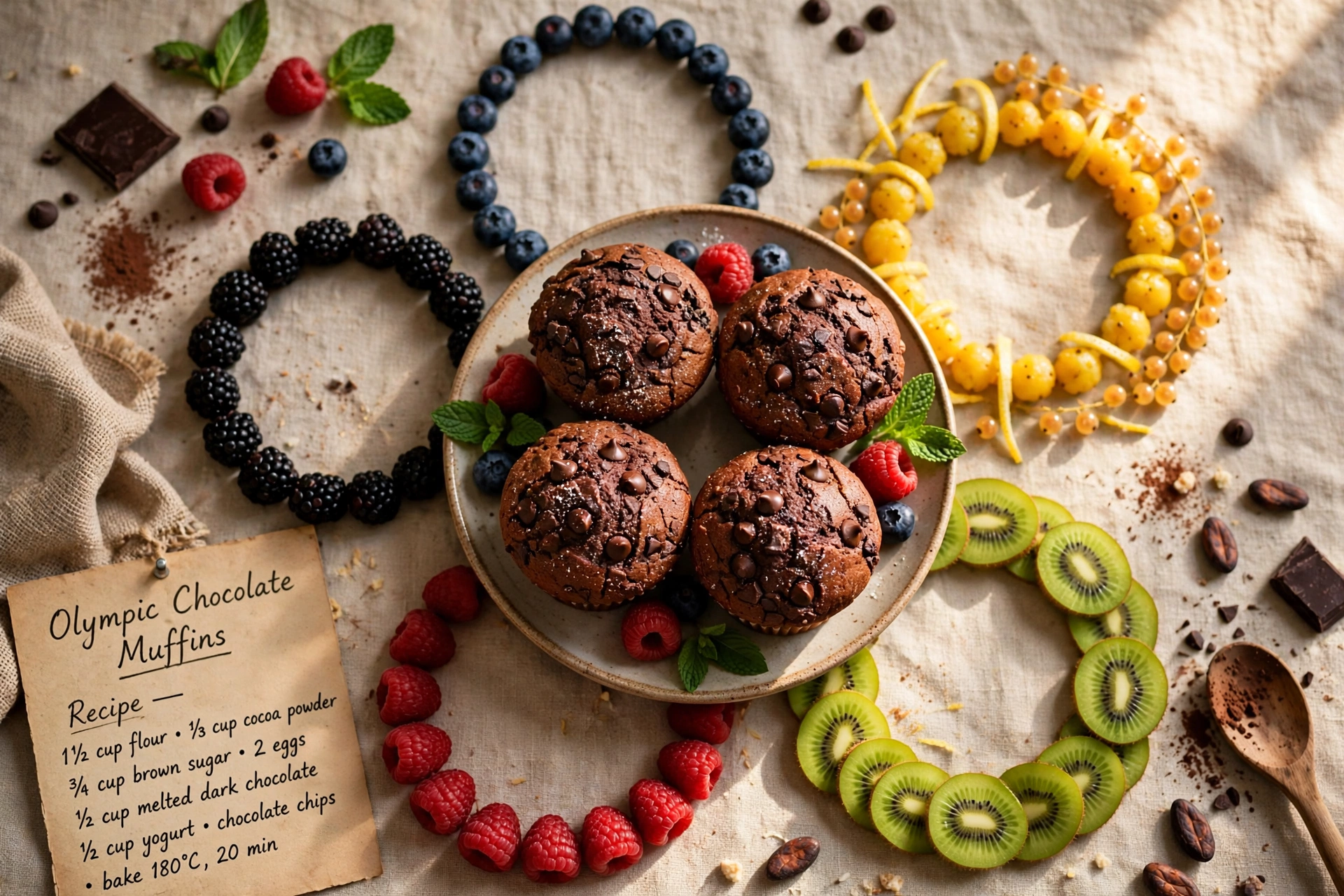 Olympic Chocolate Muffins